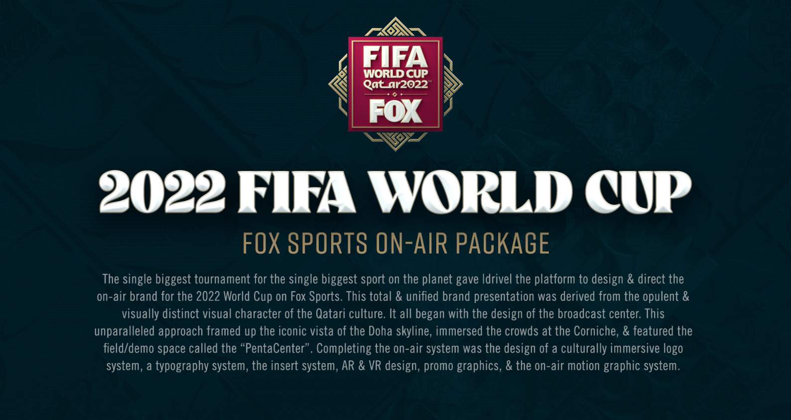 FIFA World Cup 2022 on FOX Sports On-Air Package